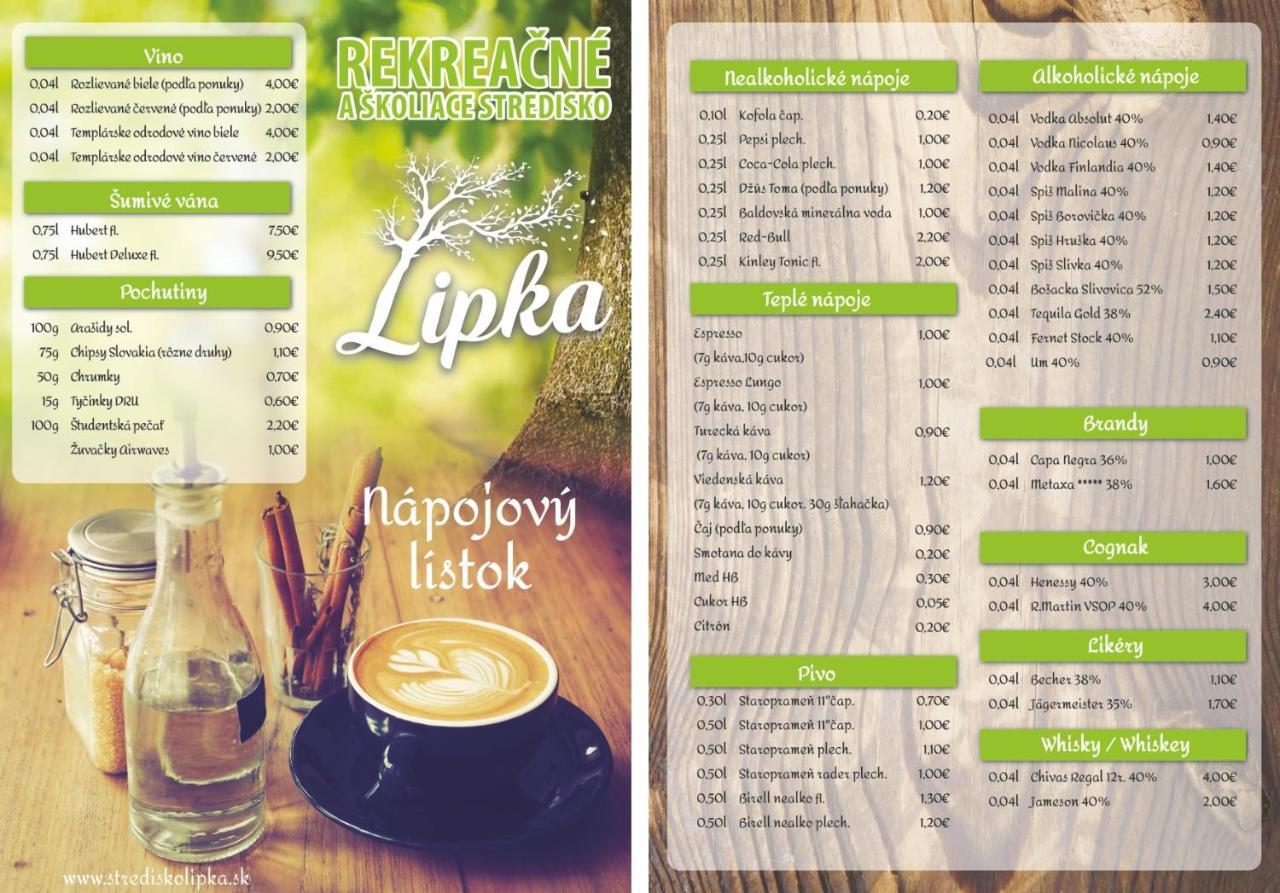 Stredisko Lipka Hotel Bártfa Kültér fotó